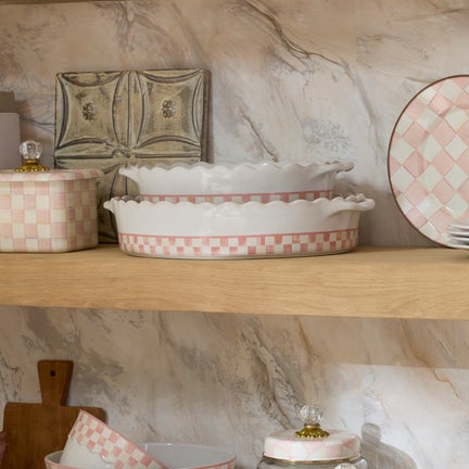 Rosy Check Everyday Large Oval Baker