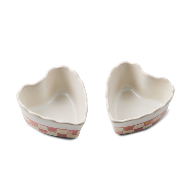 Rosy Check Everyday Heart Ramekins, Set of 2 image number 2