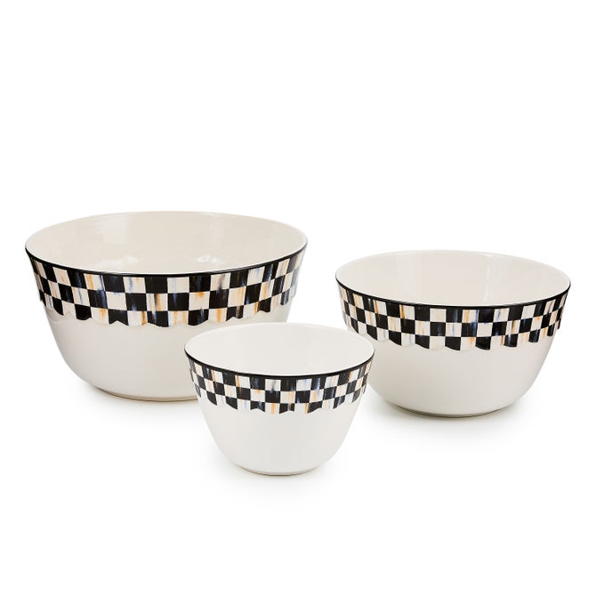 Courtly Check Everyday Mixing Bowls, Set of 3 image number 0