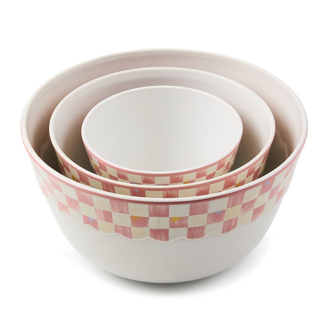 Rosy Check Everyday Mixing Bowls, Set of 3 image number 2