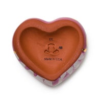Pink Dotty Heart Ceramic Decor