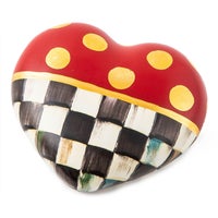 Dotty Heart Ceramic Decor