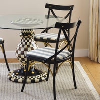 Courtly Check Ceramic Pedestal Table Base