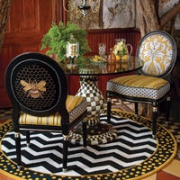 Courtly Check Ceramic Pedestal Table Base