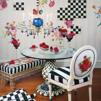 Courtly Check Ceramic Pedestal Table Base