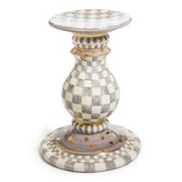 Sterling Check Ceramic Pedestal Table Base