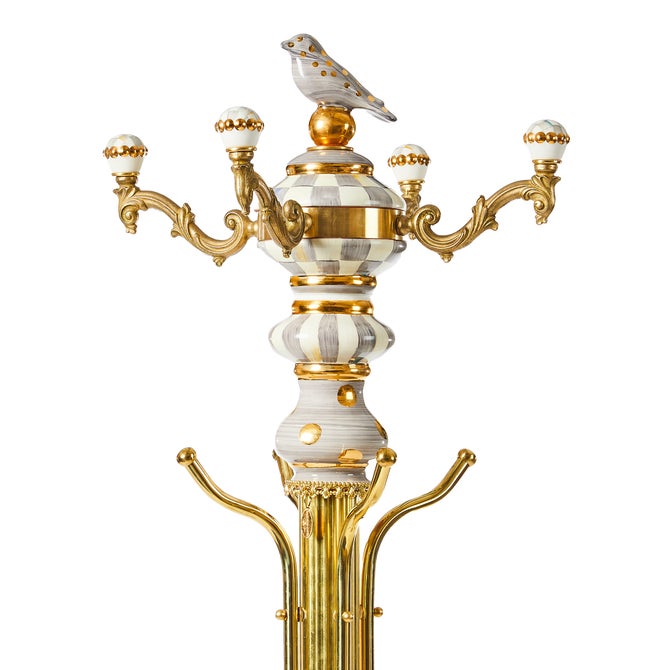 Sterling Check Coat Perch image number 1