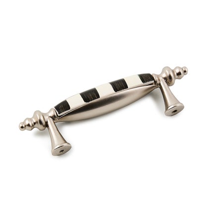 Courtly Check Nickel Drawer Pull
