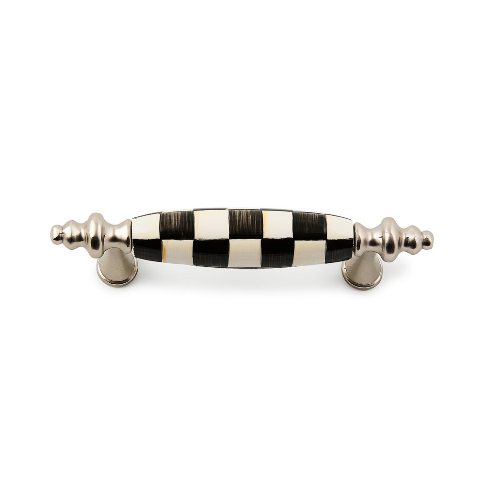 Courtly Check Nickel Drawer Pull mackenzie-childs Panama imagen 1