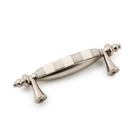 Sterling Check Nickel Drawer Pull