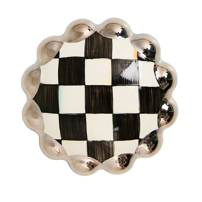 Courtly Check Platinum Round Knob image number 0