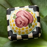 Rose Petit Four Square Knob