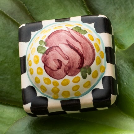Rose Petit Four Square Knob