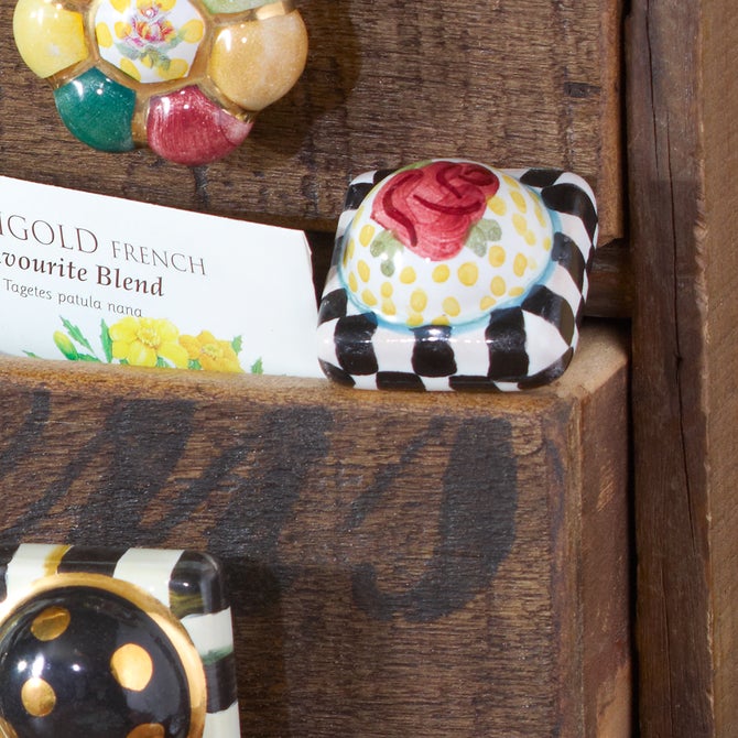 Rose Petit Four Square Knob image number 4