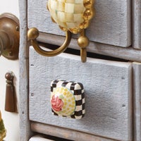Rose Petit Four Square Knob