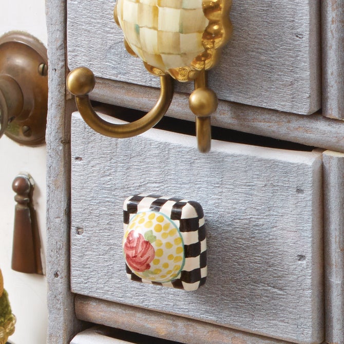 Rose Petit Four Square Knob image number 3