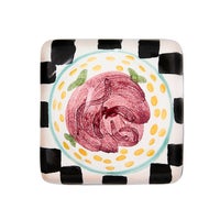 Rose Petit Four Square Knob