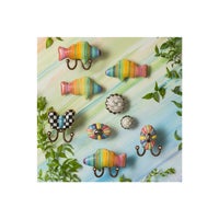 Sterling Check Petit Four Round Knob