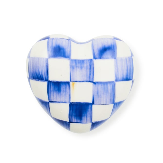 Royal Check Heart Knob image number 0