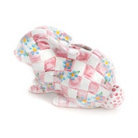 Quilted Bunny Bank - Pink