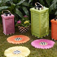 Courtly Check 8" Ceramic Garden Pot
