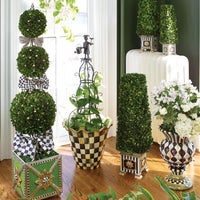 Courtly Check Ceramic Jumbo Garden Pot