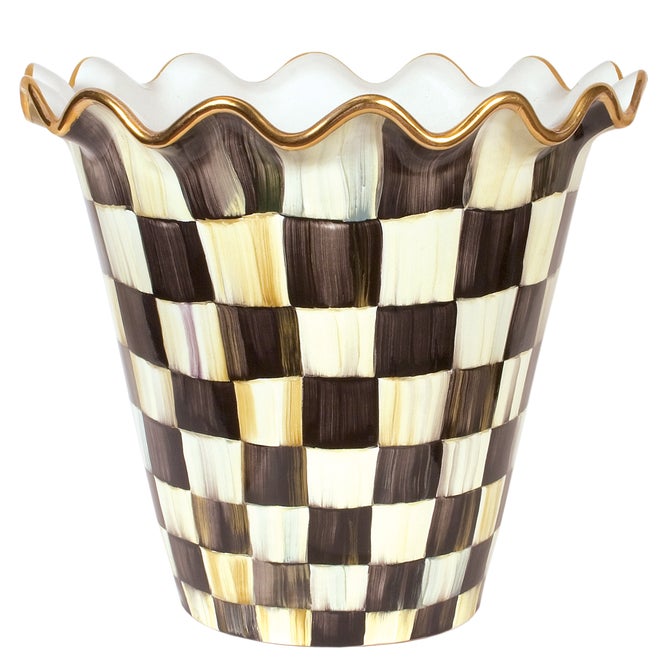 Courtly Check Ceramic Jumbo Garden Pot image number 0