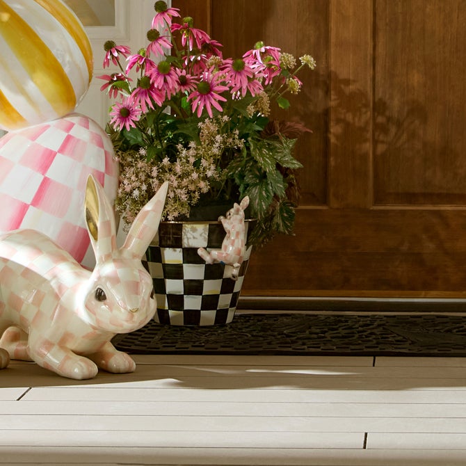 Rosy Check Funny Bunny Pot Climber image number 1