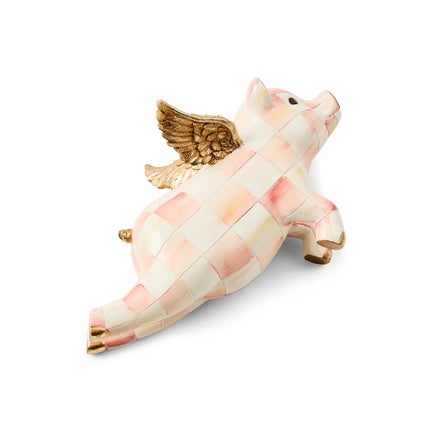 Rosy Check Flying Pig Pot Climber