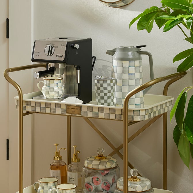 Sterling Check Ceramic Travel Cup image number 1