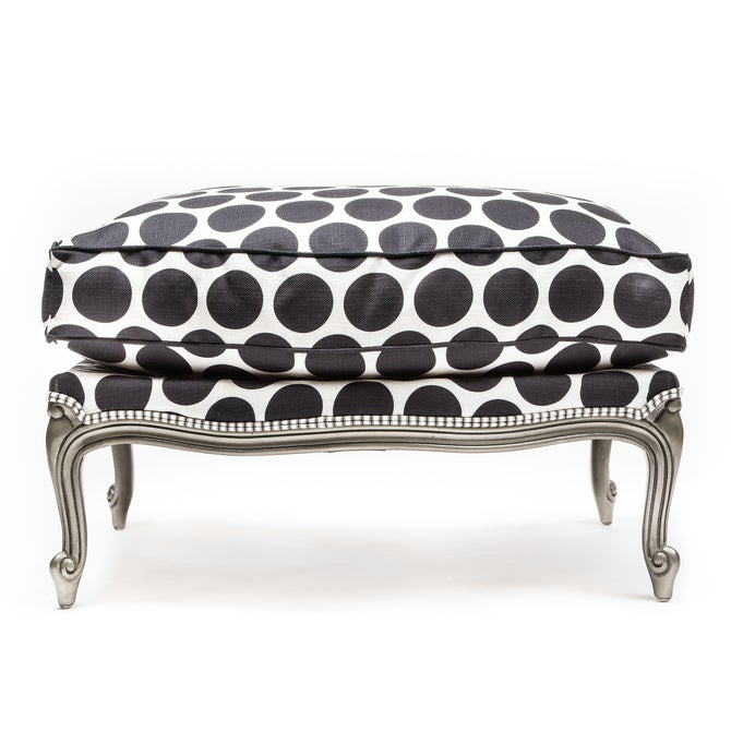 Spot On Ottoman - Black image number 4