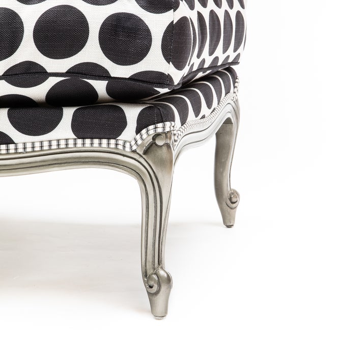 Spot On Ottoman - Black image number 5