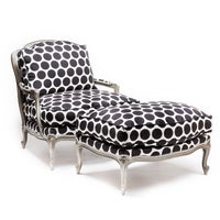 Spot On Ottoman - Black