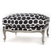 Spot On Ottoman - Black
