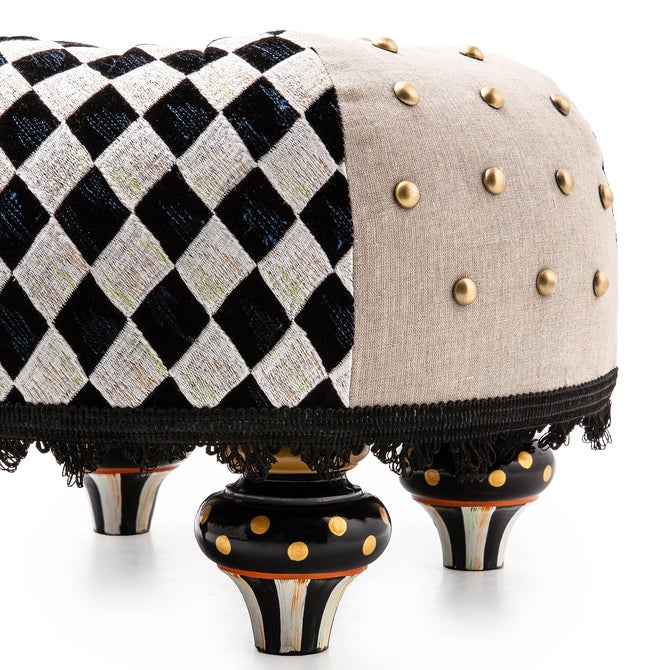 Diamond and Dot Footstool image number 2