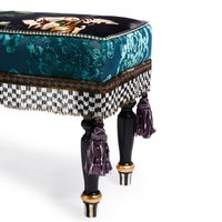 Moonlight Garden Floral Scuttlebutt Bench