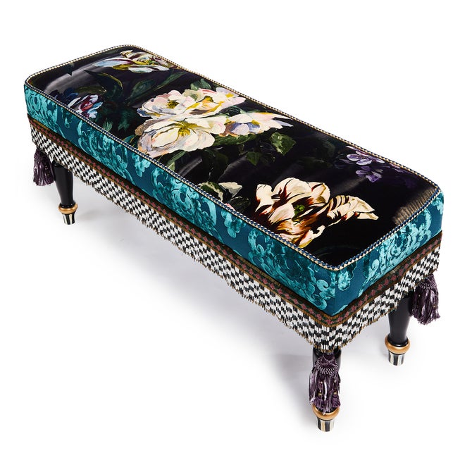 Moonlight Garden Floral Scuttlebutt Bench image number 1