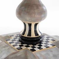 Tuscan Farm 62" Round Pedestal Table