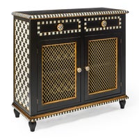 Courtly Criss-Cross Small Cabinet