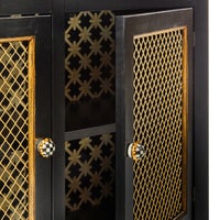 Courtly Criss-Cross Small Cabinet