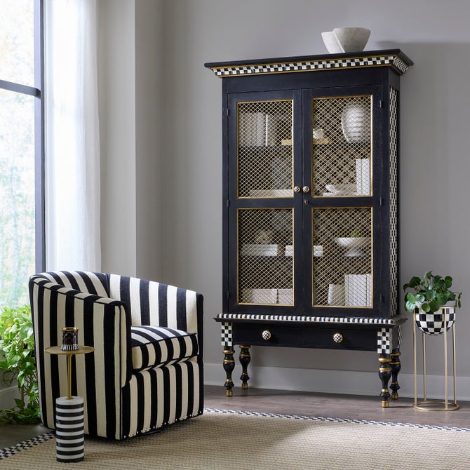 Courtly Criss-Cross Cabinet image number 1