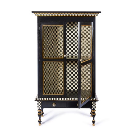 Courtly Criss-Cross Cabinet