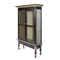 Courtly Criss-Cross Cabinet