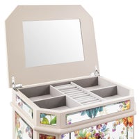 Flower Market Reflections Standing Jewelry Armoire