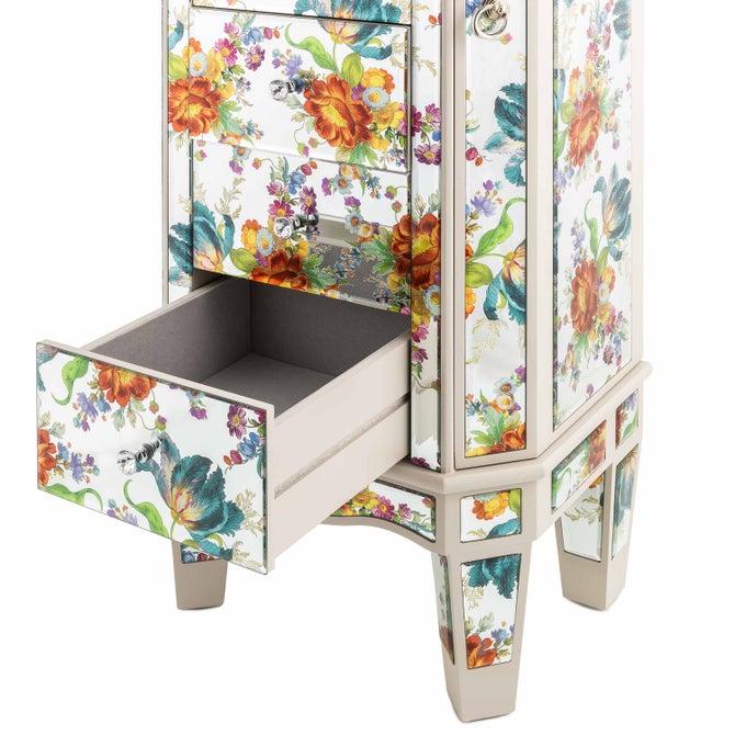 Flower Market Reflections Standing Jewelry Armoire image number 3