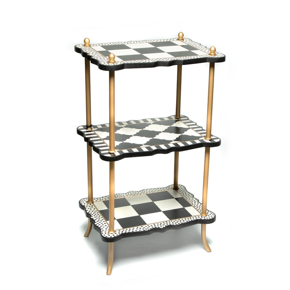 Courtly Three Tier Table mackenzie-childs Panama imagen 1