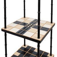 Mad for Plaid 3-Tier Table