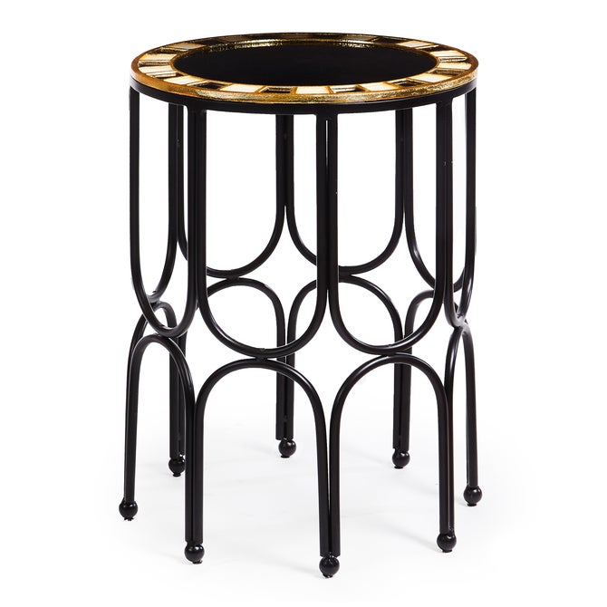 Black Tie Round Accent Table image number 0