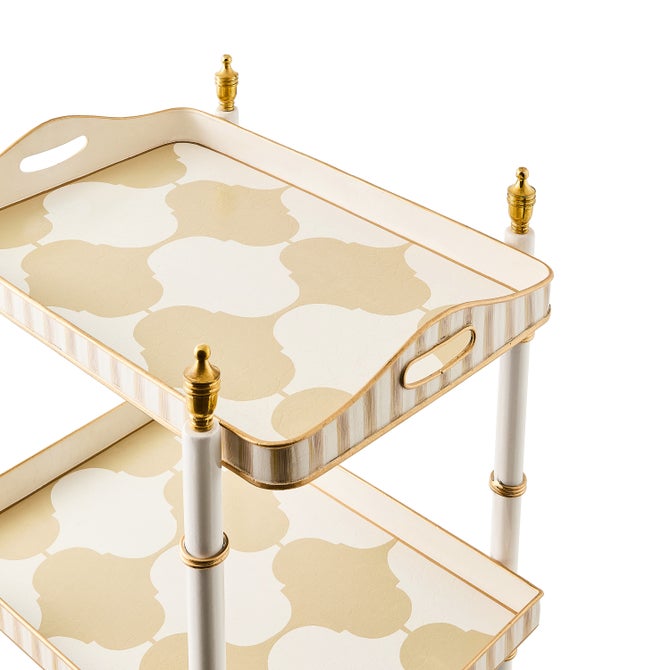 Mocha 3-Tier Tray Table image number 3