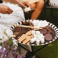 Tilt Top Black Tripod Table
